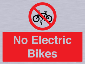 PV15313: No Electric Bikes