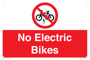PV15313: No Electric Bikes