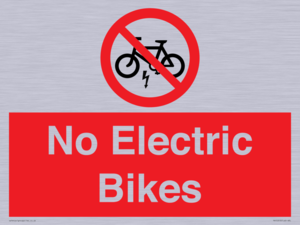 PV15313: No Electric Bikes