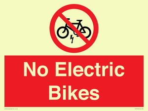 PV15313: No Electric Bikes