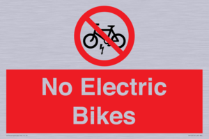 PV15313: No Electric Bikes