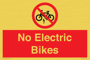 PV15313: No Electric Bikes
