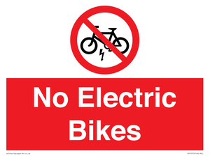 PV15313: No Electric Bikes