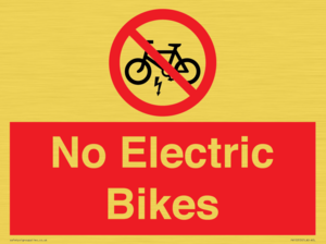 PV15313: No Electric Bikes