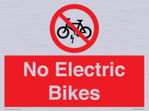 PV15313: No Electric Bikes