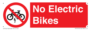 PV15313: No Electric Bikes