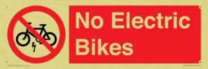 PV15313: No Electric Bikes