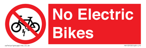 PV15313: No Electric Bikes