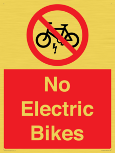 PV15313: No Electric Bikes