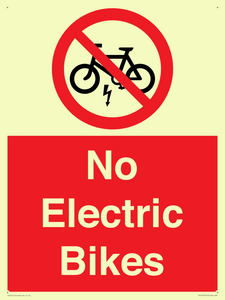 PV15313: No Electric Bikes