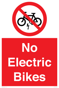 PV15313: No Electric Bikes