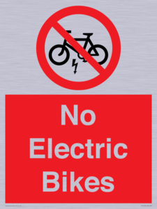 PV15313: No Electric Bikes