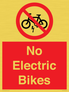 PV15313: No Electric Bikes