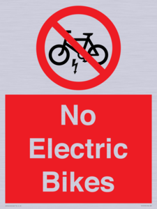 PV15313: No Electric Bikes