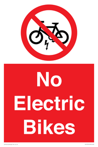 PV15313: No Electric Bikes