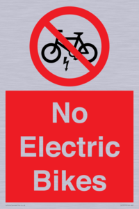 PV15313: No Electric Bikes