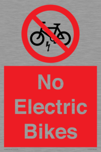 PV15313: No Electric Bikes