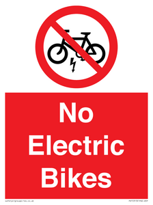 PV15313: No Electric Bikes