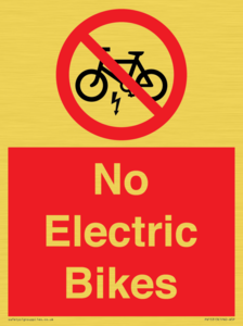 PV15313: No Electric Bikes