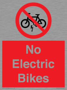 PV15313: No Electric Bikes