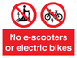 PV15327: No e-scooters or electric bikes