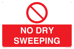 PV16425: NO DRY SWEEPING
