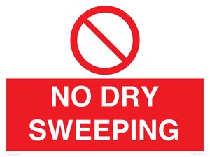 PV16425: NO DRY SWEEPING