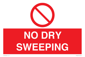 PV16425: NO DRY SWEEPING