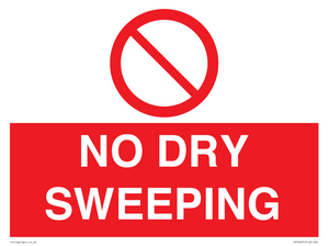 PV16425: NO DRY SWEEPING