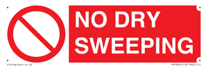PV16425: NO DRY SWEEPING