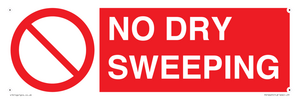 PV16425: NO DRY SWEEPING