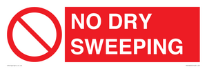 PV16425: NO DRY SWEEPING