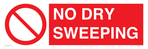PV16425: NO DRY SWEEPING