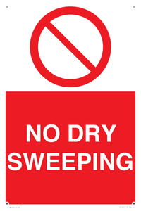 PV16425: NO DRY SWEEPING