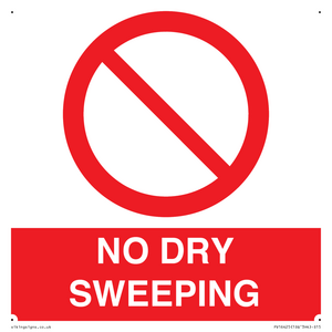PV16425: NO DRY SWEEPING