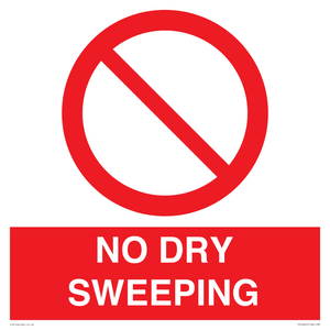 PV16425: NO DRY SWEEPING