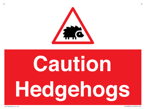 PV16856: Caution Hedgehogs