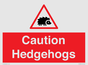 PV16856: Caution Hedgehogs