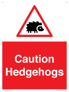 PV16856: Caution Hedgehogs