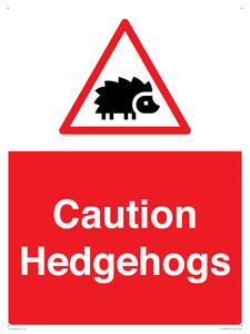 PV16856: Caution Hedgehogs