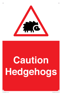 PV16856: Caution Hedgehogs