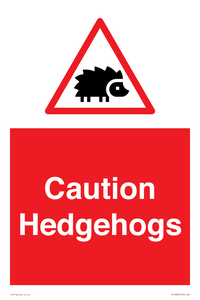 PV16856: Caution Hedgehogs
