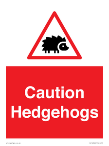 PV16856: Caution Hedgehogs