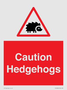 PV16856: Caution Hedgehogs