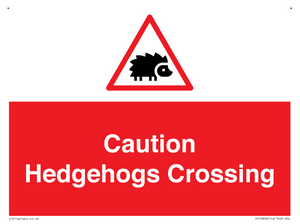 PV16858: Caution Hedgehogs Crossing