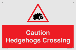 PV16858: Caution Hedgehogs Crossing