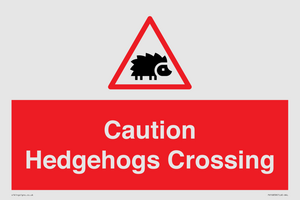 PV16858: Caution Hedgehogs Crossing