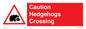 PV16858: Caution Hedgehogs Crossing