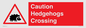 PV16858: Caution Hedgehogs Crossing