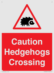 PV16858: Caution Hedgehogs Crossing